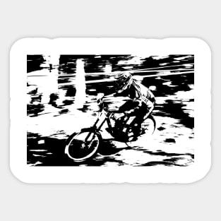 mtb downhill Sticker